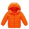 thumbnail image 1 of Liyamei Winter Child Kids Solid Color Hoodie Zipper Coats Keep Warm Jacket Clothes Boys Down Coat Size 3-4 Years, 1 of 1