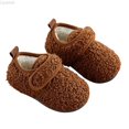 thumbnail image 1 of Liyamei Winter Solid Versatile Plush Children Home Shoes Baby Cotton Slippers Girl Indoor Non Plush Slippers Kids Slippers Girls Size 7, 1 of 4