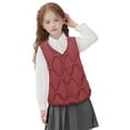 thumbnail image 1 of Liyamei Winter Warm Girls Padded Vest Insulated Sleeveless Jacket For Kids Outerwear Cozy Fleece Lined Layer Girls Winter Coat Size 11-12 years, 1 of 5