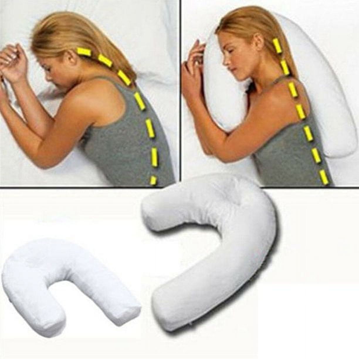 Anti snore top pillow side sleeper