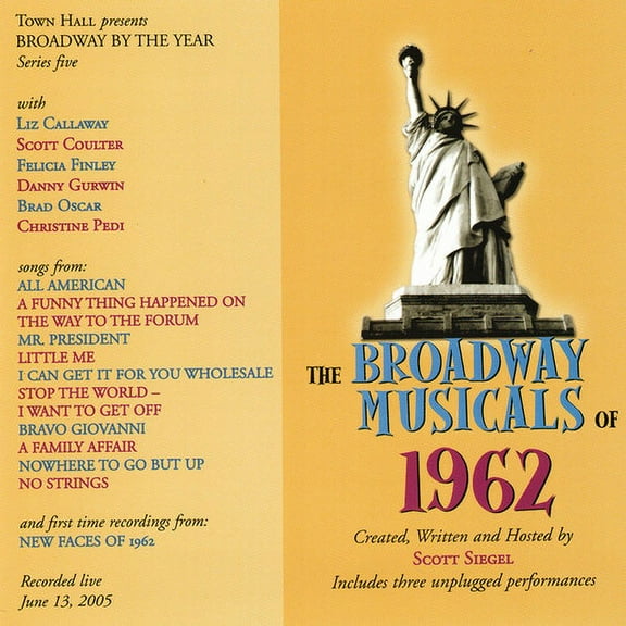Liz Callaway - Broadway Musicals Of 1962 (With Liz Callaway/Brad Oscar) - Music & Performance - CD