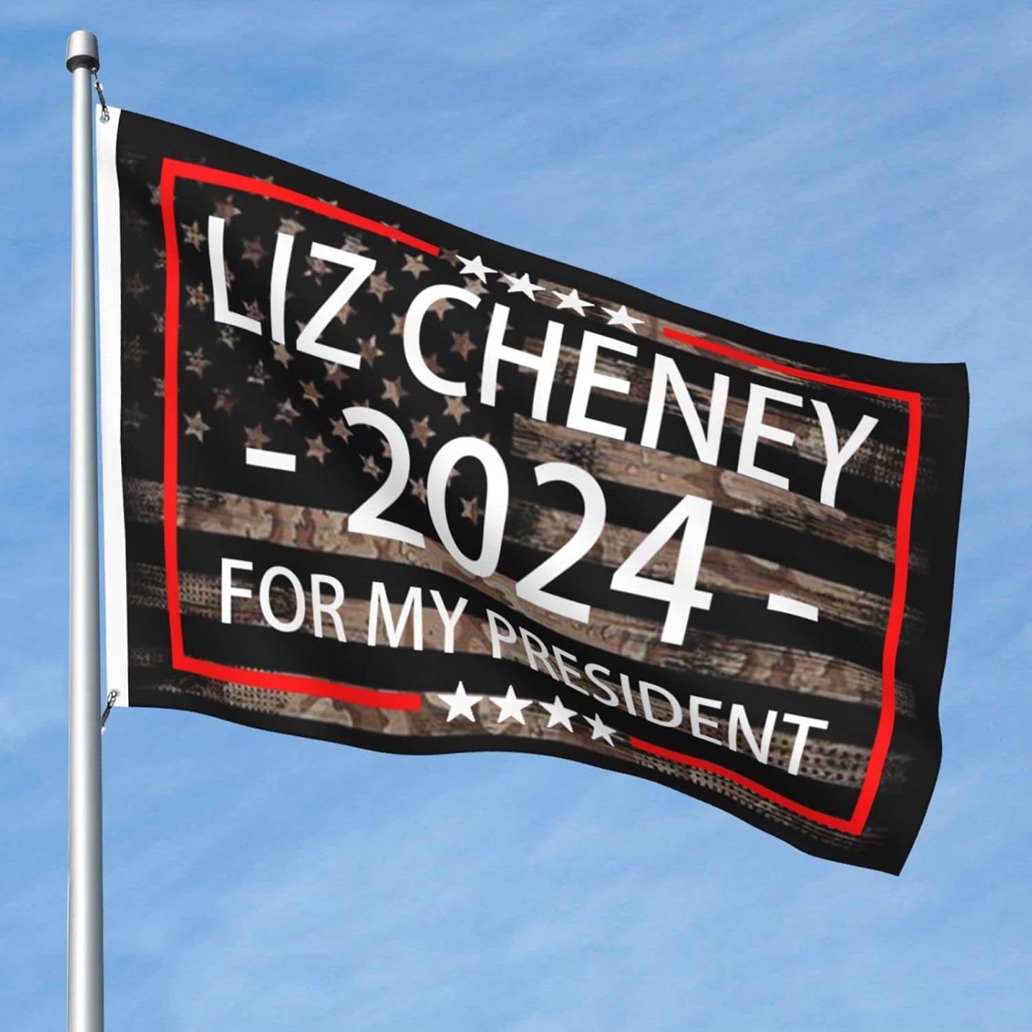 Liz Cheney 2024 for My President Durable DoubleSided 5x8ft Flag