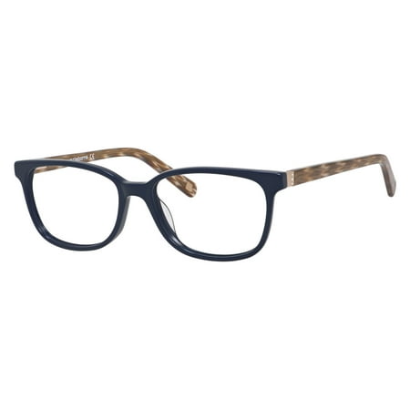 Liz Claiborne 631 Full Rim Butterfly Navy Brown Pearl Eyeglasses