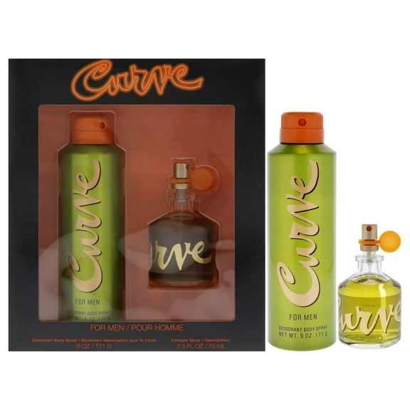 Liz Claiborne Curve , 2 Pc Gift Set 2.5oz EDC Spray, 6oz Body Spray