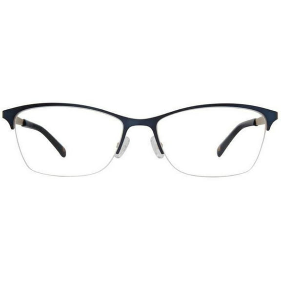 Liz Claiborne L 654 E8W Women's Navy Cat Eye Frame Eyeglasses