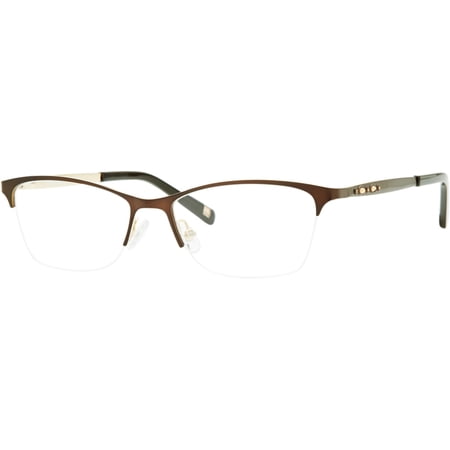 Liz Claiborne LC 654 Eyeglasses 0UFM Matte Brown Gold