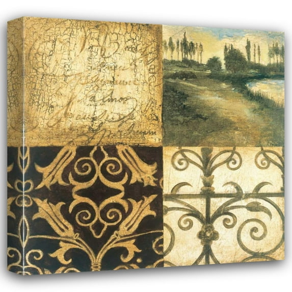 Liz Jardine 15x15 Gallery Wrapped Canvas Wall Art Titled - Letters from Home II