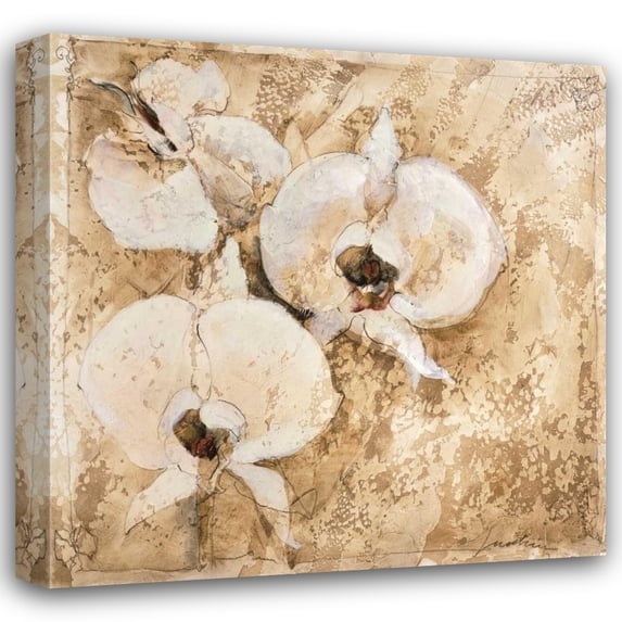 Liz Jardine 36x36 Gallery Wrapped Canvas Wall Art Titled - Fragrant Snow II
