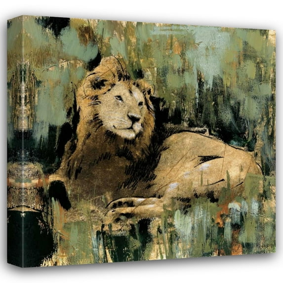 Liz Jardine 36x36 Gallery Wrapped Canvas Wall Art Titled - Heart of the Jungle II