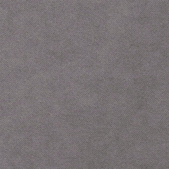 Liz Jordan-Hill Aquaclean Upholstery 6-Inch Velvet Solid Print Luxury Sewing Fabric, 1 Yard Pre-Cut, Dark Grey