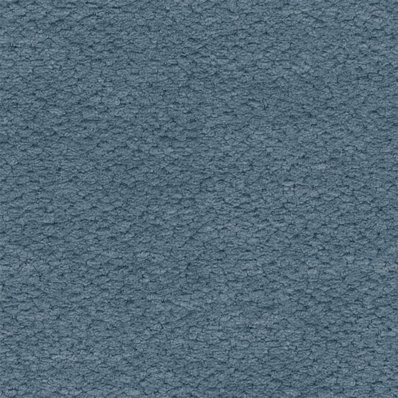 Liz Jordan-Hill Blue Chenille Upholstery Fabric Sample Swatch, 4x4 Inch - Stain Resistant Aquaclean Material for Chairs, Duetto Cornflower 6