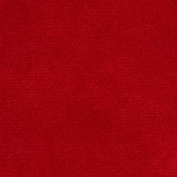 Liz Jordan-Hill Fabric by The Yard -Olive Red Velvet Upholstery Fabric Polyester Blend with Aquaclean Technology - Reupholstery Sewing Material - Bellagio Cayenne 008 Sample Swatch