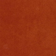 Liz Jordan-Hill Orange Velvet Upholstery Fabric Sample Swatch, 4x4 Inch - Stain Resistant Aquaclean Material for Chairs, Bellagio Monarch 062