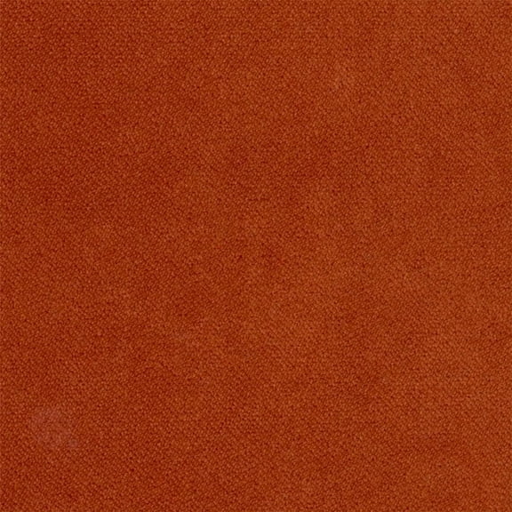 Liz Jordan-Hill Fabric by The Yard - Orange Velvet Upholstery Fabric Polyester Blend with Aquaclean Technology - Reupholstery Sewing Material - Bellagio Monarch 062 Sample Swatch
