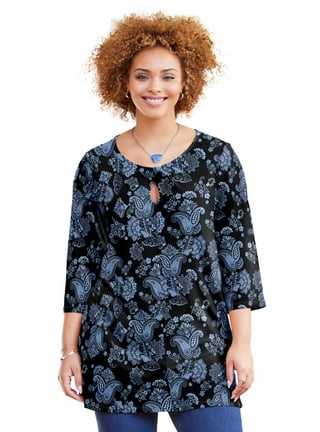 Women's Plus Size Tunic Shirt Swing Tunic Top – Latuza