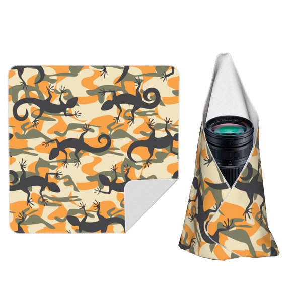 Lizard Camouflage Camo Magic Self-Adhesive Camera Wrap, Anti-Scratch & Dust-Proof Protective Equipment Cloth 10x10