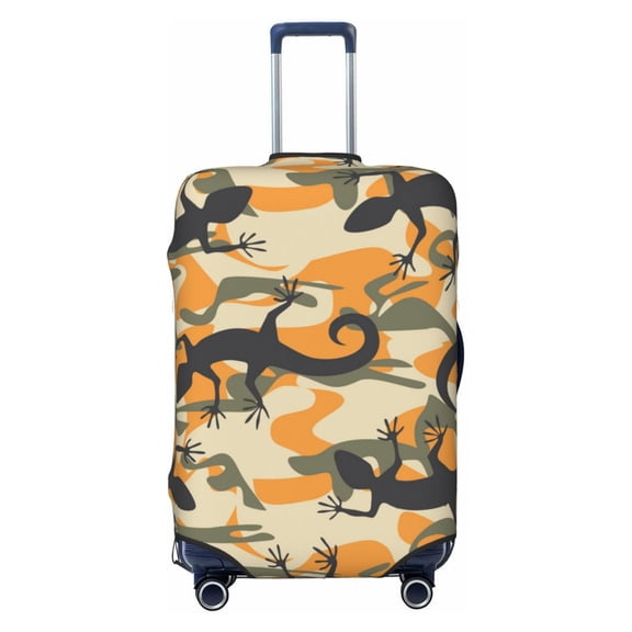 Lizard Camouflage Camo Travel Luggage Cover Suitcase Protector Washable Protective 29"-32"