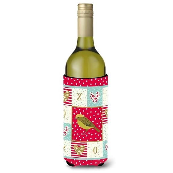 Lizard Canary Love Wine Bottle Hugger