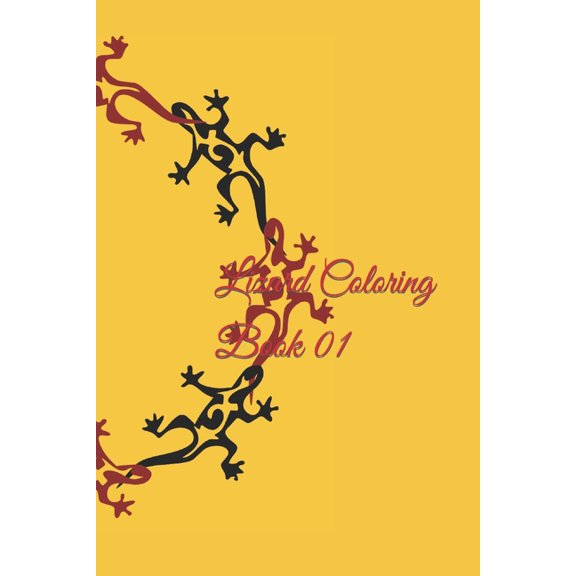 Lizard Coloring Book 01 (Paperback)