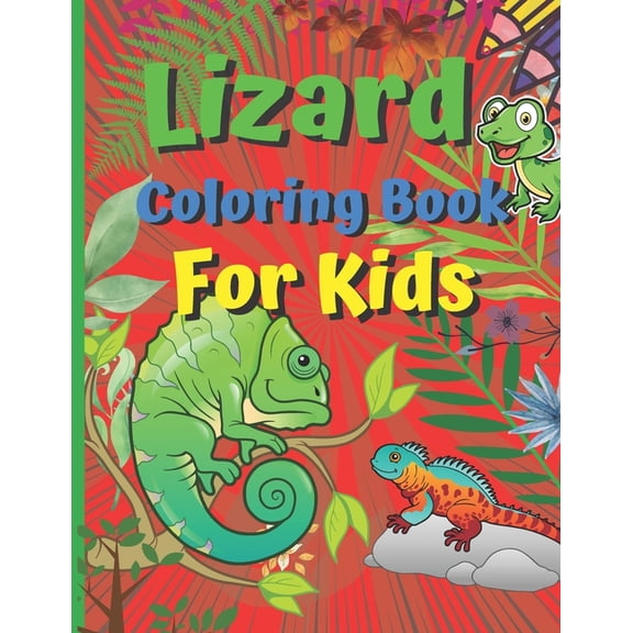 Lizard Coloring Book