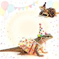 thumbnail image 1 of Lizard Costume for Bearded Dragon Geckos Bearded Dragon Reptile Apparel, White, 1 of 6