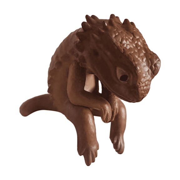 Lizard Figurine Resin Sitting Home Decor Desktop Decoration Accessories for Living Room Kitchen E