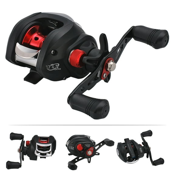 Lizard High Speed 7.1:1 Gear Ratio Baitcast Fishing Reel 17+1 Ball Bearings Baitcasting Fishing Reel Baitcaster Tackle