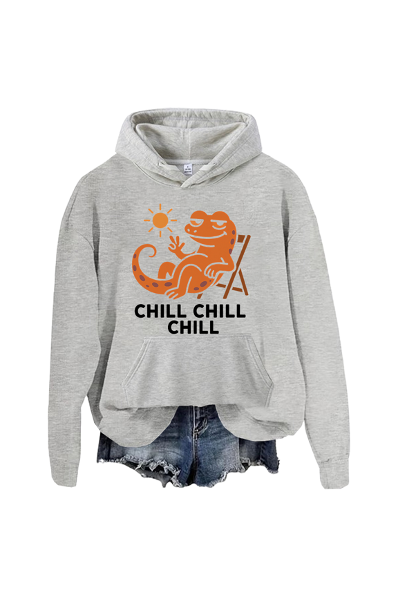 Lizard Hoodie Lizard Meme Sweatshirt Funny Graphic Tees For Women Men