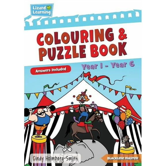 Lizard Learning Colouring and Puzzle Book: Year 1 - Year 6, (Paperback)