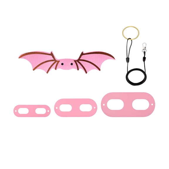 Lizard Leash Escape Proof Adjustable Ties for Exotic Pet Bearded Lizard Leopard Geckos Iguanas Lightweight Outdoor Walking Rope (Pink)