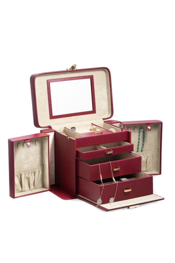 Lizard Leather Jewelry Case