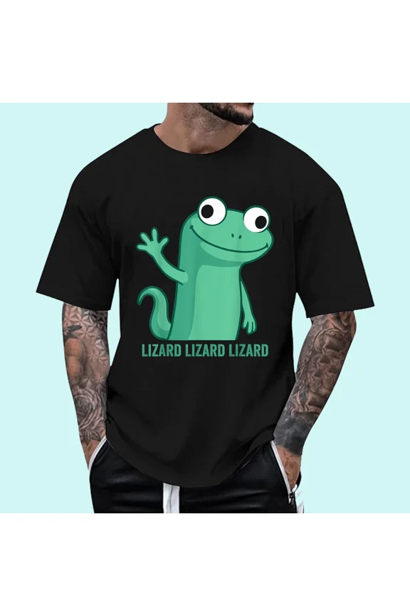 Lizard Lizard Lizard Funny Meme Men Women T-Shirt