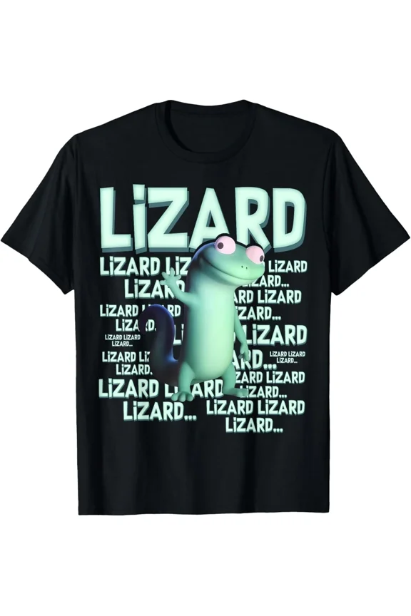 Lizard Lizard Lizard Funny Weirdcore Meme Viral Trending Unisex T-Shirt, S-5XL