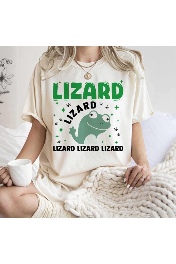 Lizard Lizard Lizard Meme Shirt, Unisex Lizard Comfort Colors Tee, Cute Animal Shirt
