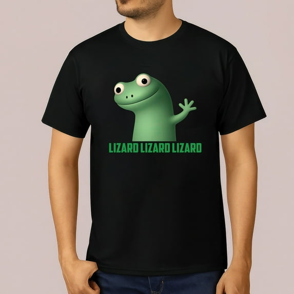 Lizard Meme T-Shirt – Funny Lizard Lizard Lizard Graphic Tee