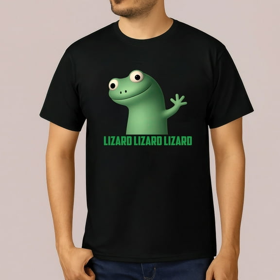 Lizard Meme T-Shirt – Funny Lizard Lizard Lizard Graphic Tee