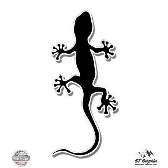 Lizard Shape - 12" Vinyl Sticker Waterproof Decal