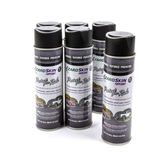 Lizard Skin Top Coat Coating Case 6 x 15oz Aerosol Cans