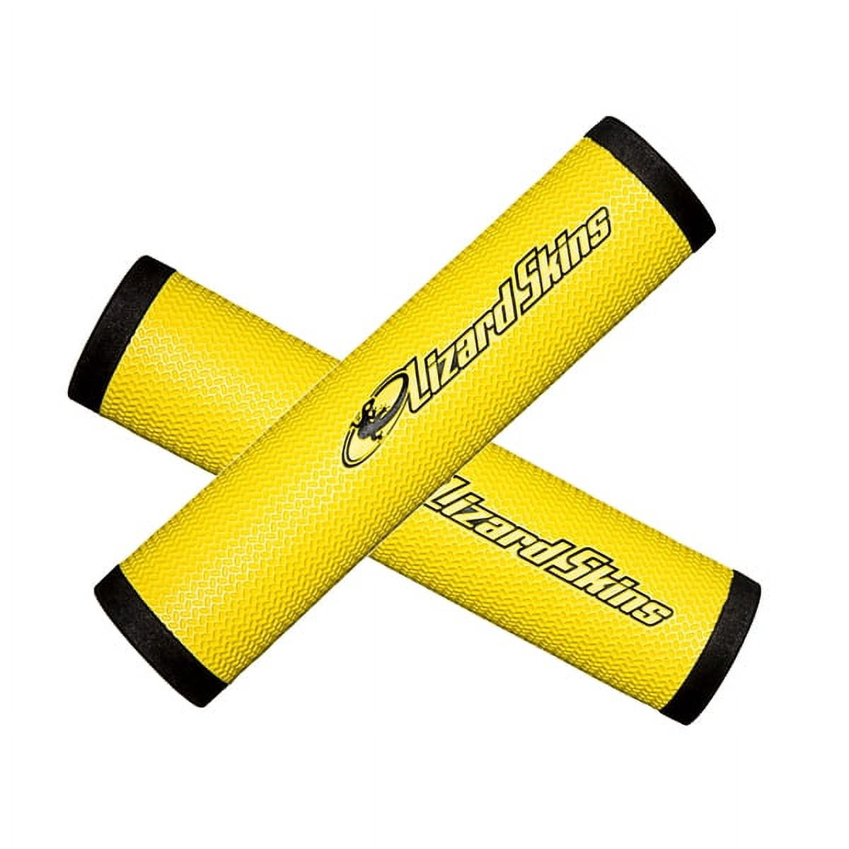 Lizard Skins 30.3mm DSP Grips Yellow Light Thin 130mm 27g Feather Lite Lock Tape