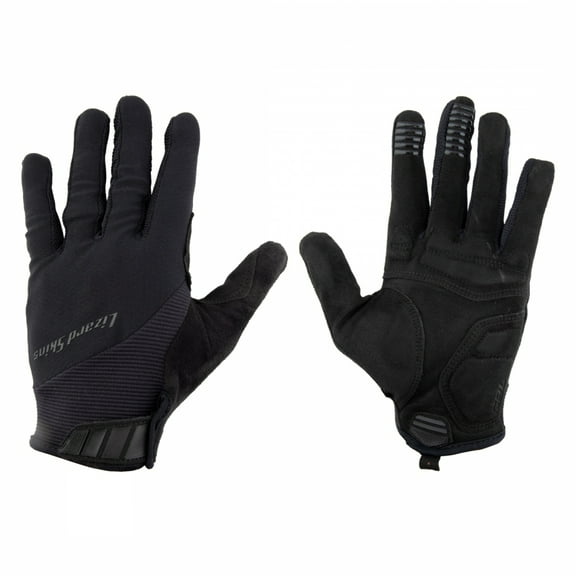 Lizard Skins Monitor Traverse Gloves - Jet Black, Full Finger, Small