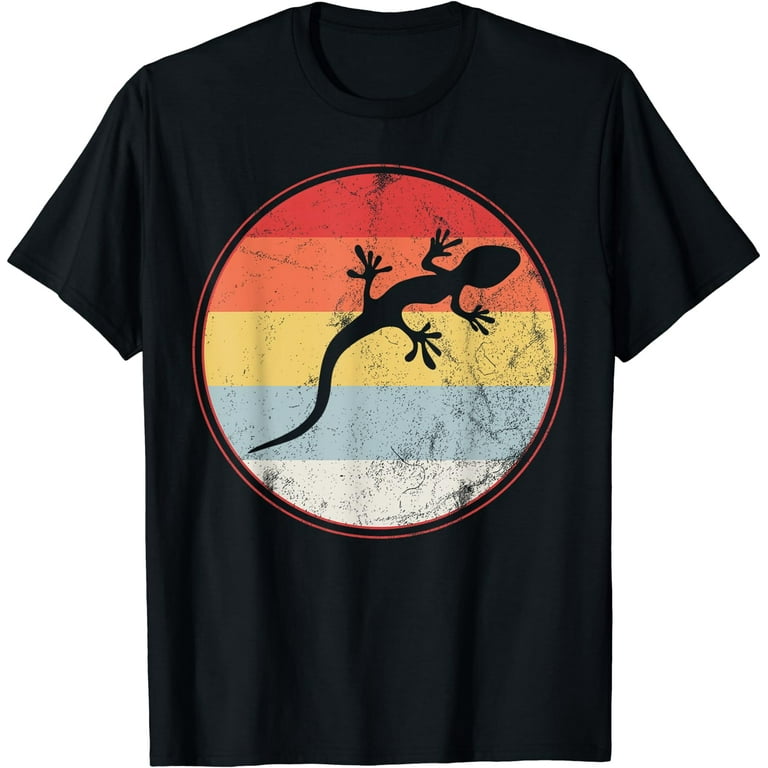Gecko T-Shirt Vintage Terraristic Hobby Tshirt Gift Tee Gecko T-Shirt Vintage Terraristic Hobby Tshirt Gift Tee