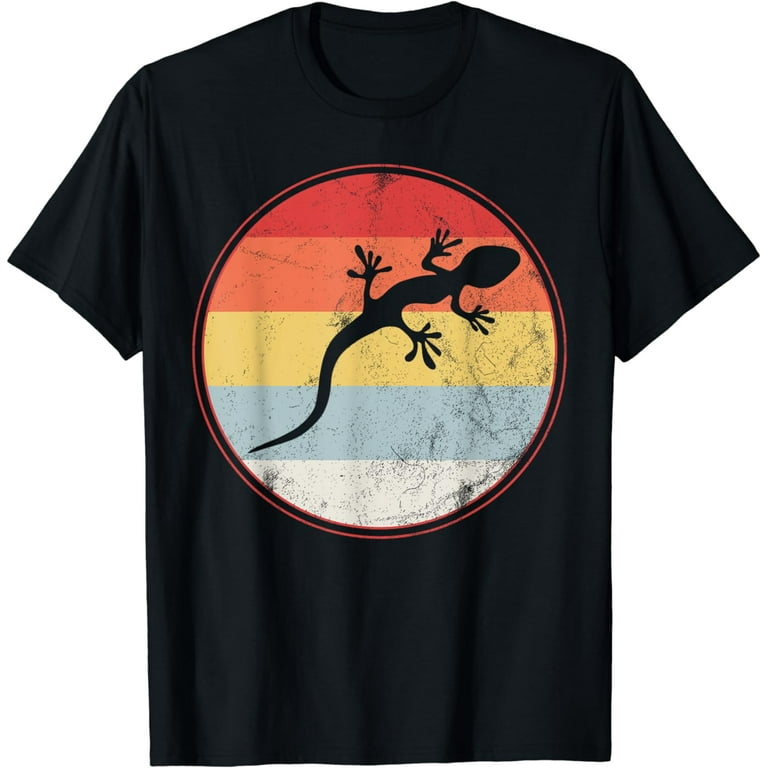 Gecko T-Shirt Vintage Terraristic Hobby Tshirt Gift Tee Gecko T-Shirt Vintage Terraristic Hobby Tshirt Gift Tee