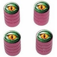 thumbnail image 1 of Lizard Yellow Eye Green Scales Tire Rim Wheel Aluminum Valve Stem Caps, Multiple Colors, 1 of 1