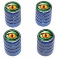 thumbnail image 1 of Lizard Yellow Eye Green Scales Tire Rim Wheel Aluminum Valve Stem Caps, Multiple Colors, 1 of 1
