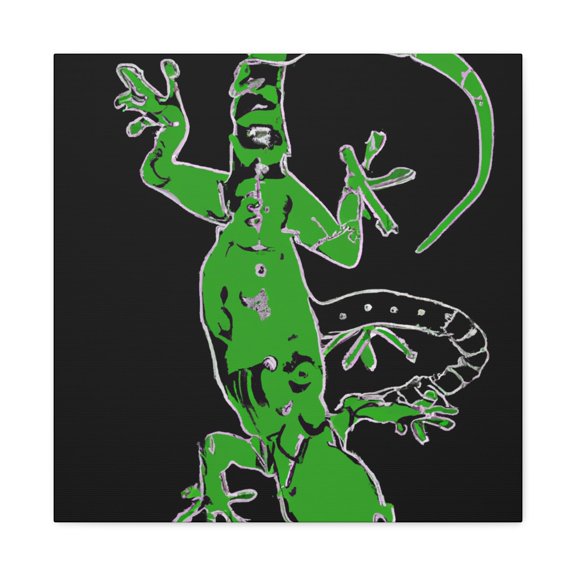 "Lizard in Repose" - Canvas