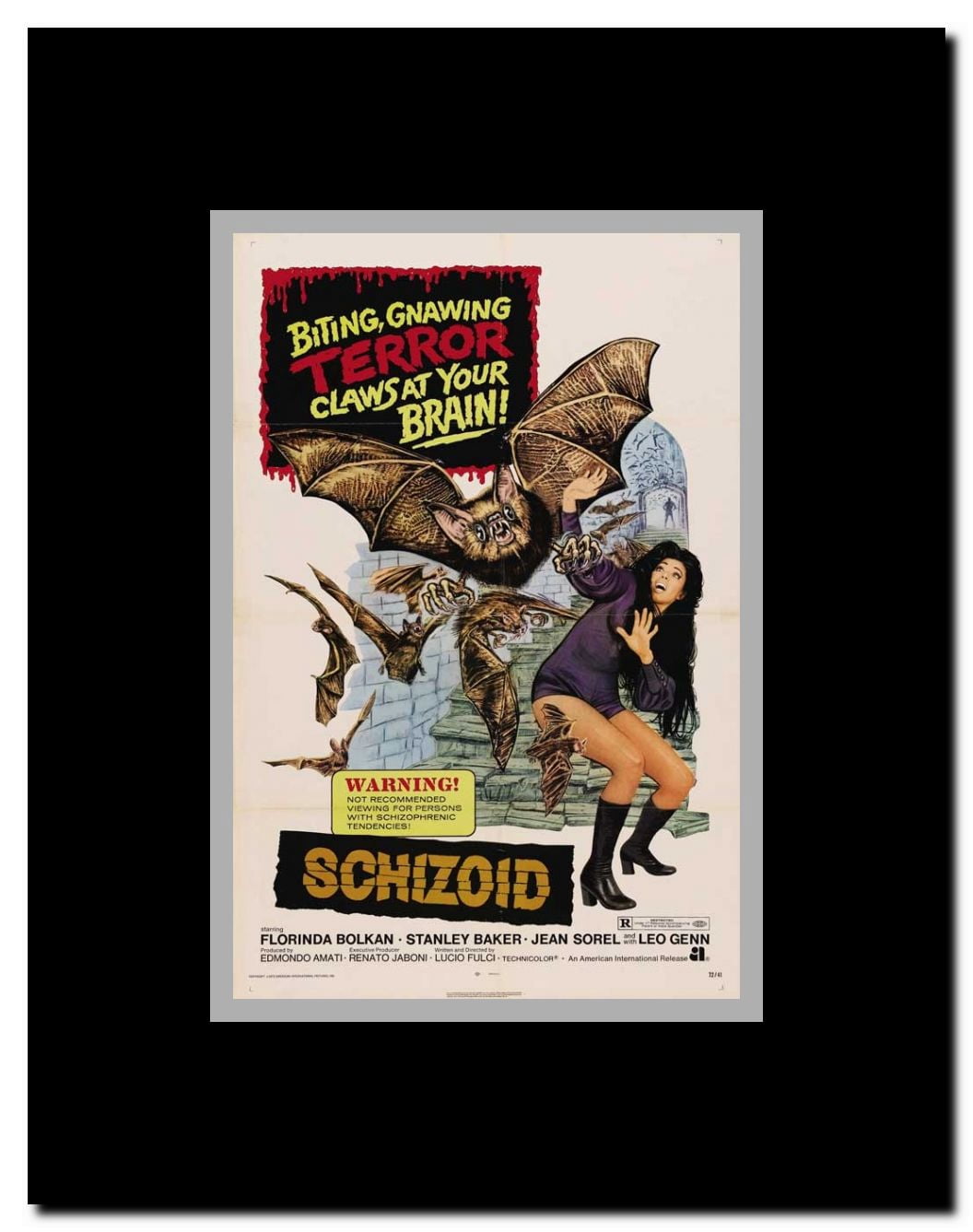 Lizard in a Woman's Skin Framed Movie Poster
