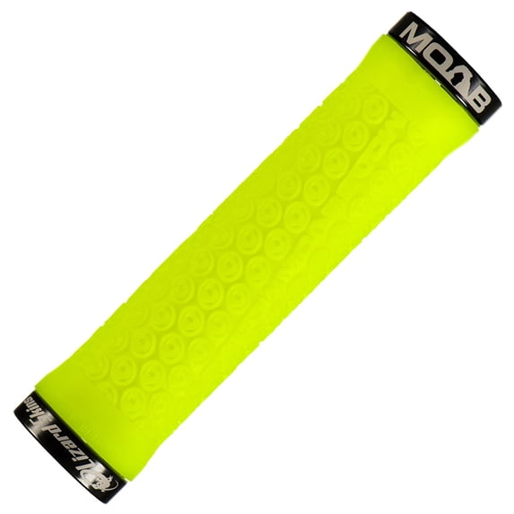 LizardSkin Moab Lock-On Lock Grips 130mm Neon Yellow