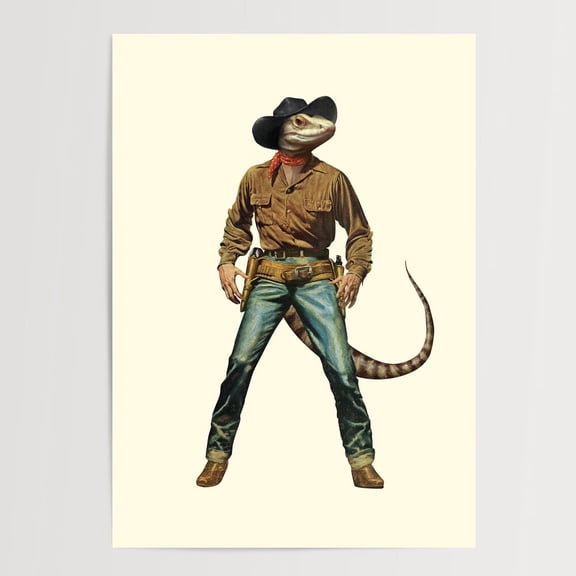 Lizardboy Poster Home Decor Office Wall Art Living Room Decor, Paper Poster Only