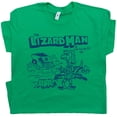 thumbnail image 1 of Lizardman T Shirt Cryptid Monster Creature Shirts for Men Women Guys Weird Funny Strange Unusual Graphic Tee Fun Lizard Man Mothman, 1 of 4