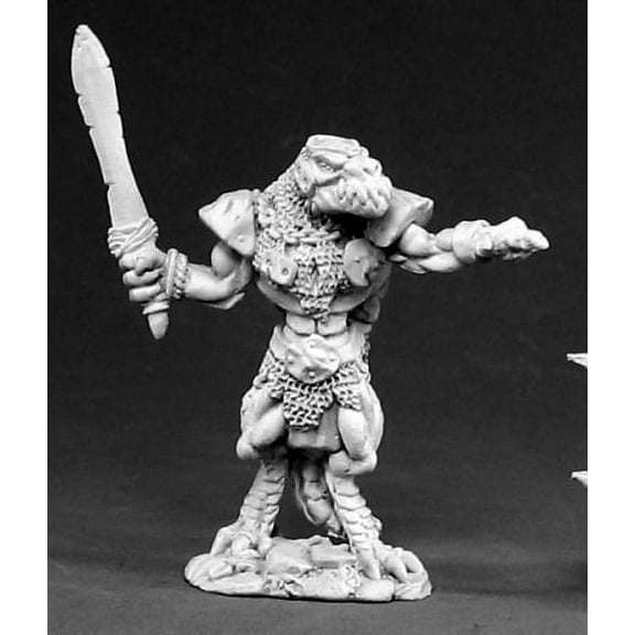 Reaper Miniatures Lizardman Tyrant Leader New
